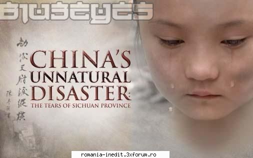 china's unnatural disaster: the tears sichuan province (2009) china's unnatural disaster: the tears