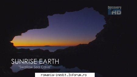discovery theater sunrise earth: swallow sea cave discovery theater sunrise earth: swallow sea