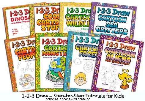 carti pentru copii 1-2-3 draw tutorials for kids8 book pdf english 7.48 mbenjoy drawing with your