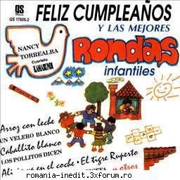 muzica pentru copii rondas infantiles para cumpleanos feliz01. cumpleaos feliz, arroz con leche,