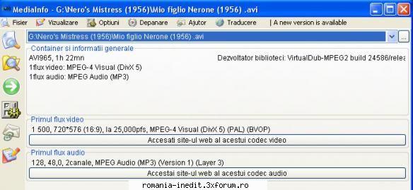 nero's mistress (1956) nero's mistress figlio nerone (original title) audio info: