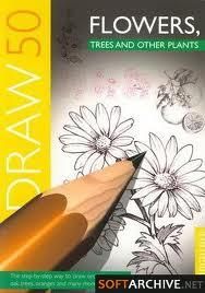carti pentru copii draw flowers, trees, pdfsize: