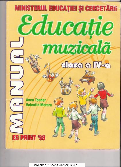 negative portativ manualul educatie muzicala clasa print '98 negativele mai multor cantece scana