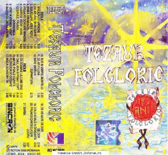 albume muzica petrecere flac (lossless) tezaur folcloric ion albesteanu breaza lui matache 02.