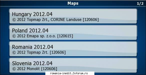 [map] igo maps ta, nq, jancsis romania editie top map luna iunie 2012este din aprilie!!!