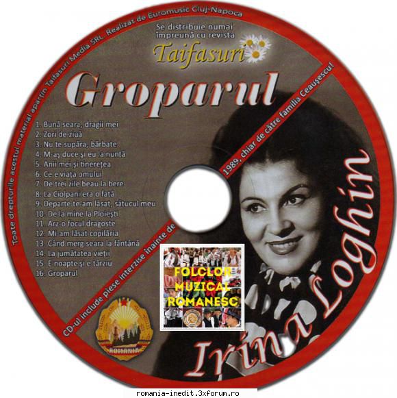 folclor romnesc online [special] irina loghin groparul include piese interzise nainte 1989irina