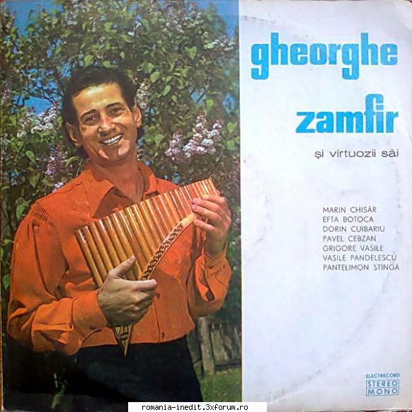 gheorghe zamfir gheorghe zamfir și virtuozii săi (stm-epe 01329, 1977)    