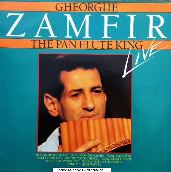 gheorghe zamfir the pan flute king live    a1 [3:54] ballad the snake      