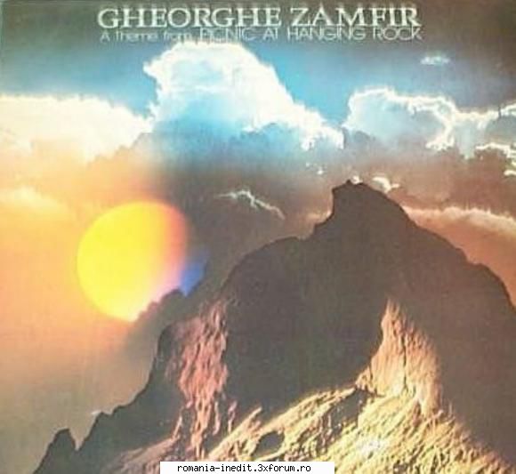 gheorghe zamfir theme from hanging rock" (epic-epc 81780, uk,    the soundtrack peter