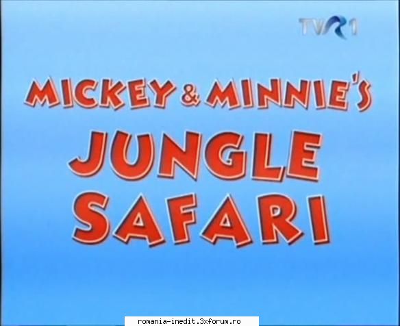 mickey mouse clubhouse (ro) disney mickey mouse clubhouse -mickey and minnie's jungle safari [audio