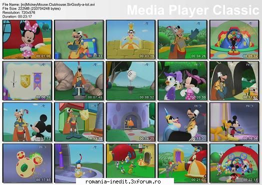 mickey mouse clubhouse (ro) episodul sir goofy